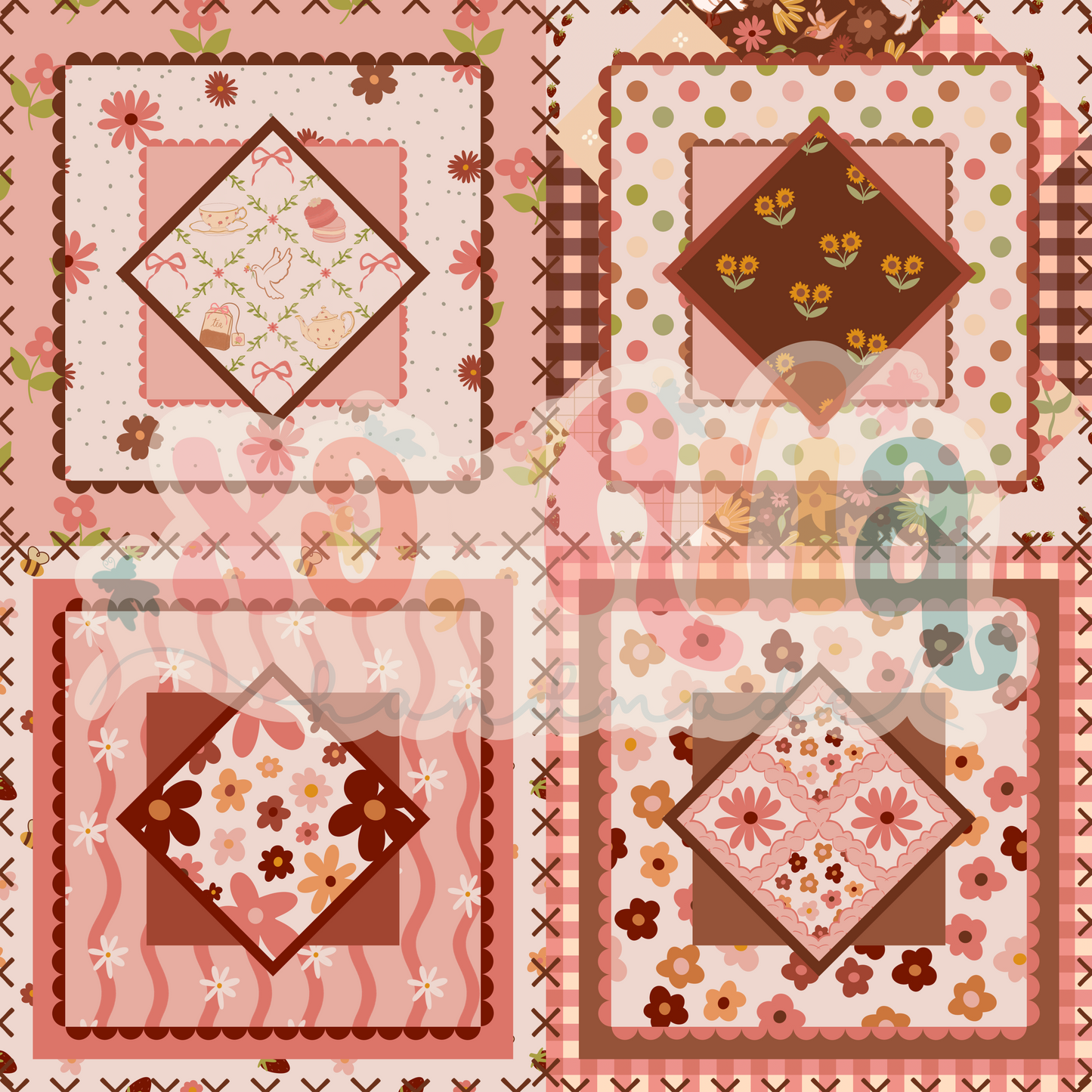 Stitched Cutesy Quilt