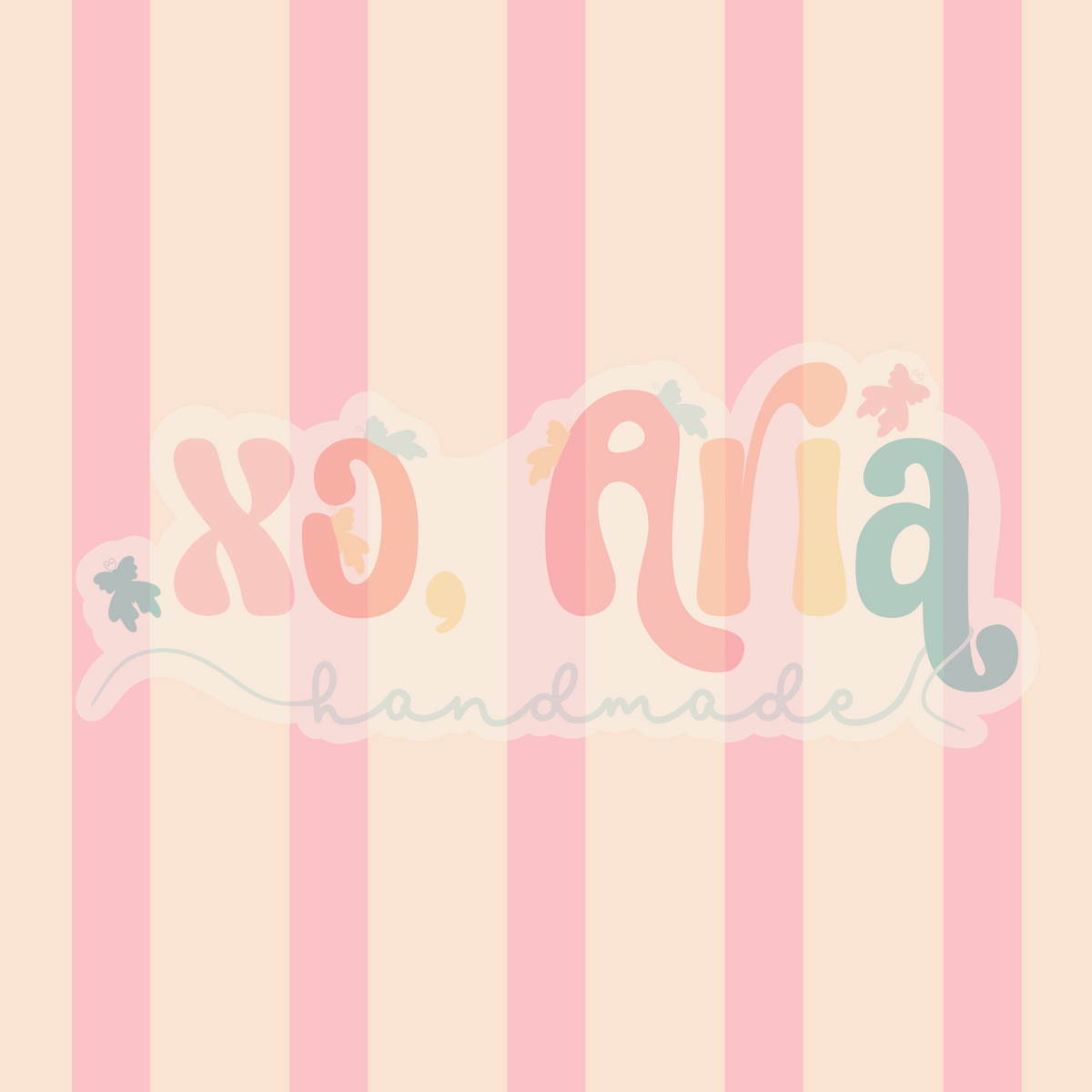 Pink and Cream Stripes