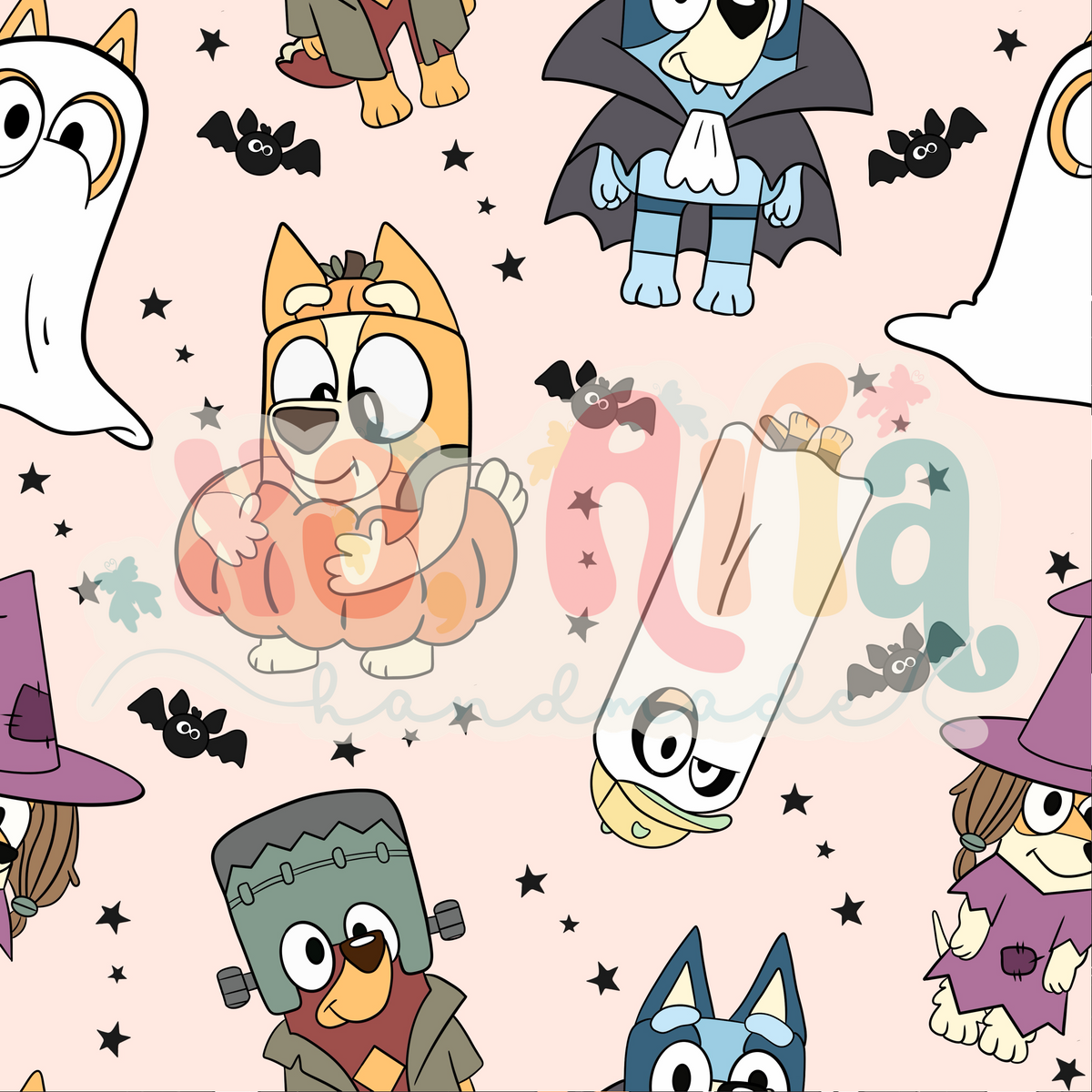 Spooky Blue Dog