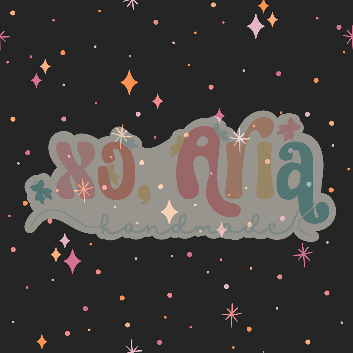 Pink Stars (Dark)