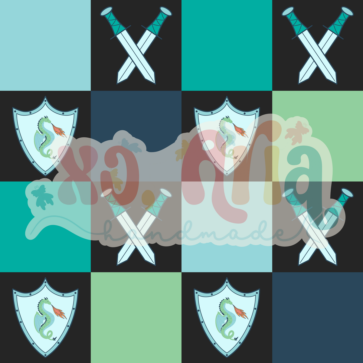 Armored Checkers (Dark)