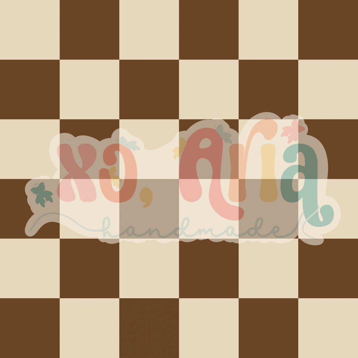 Brown & Cream Checkers