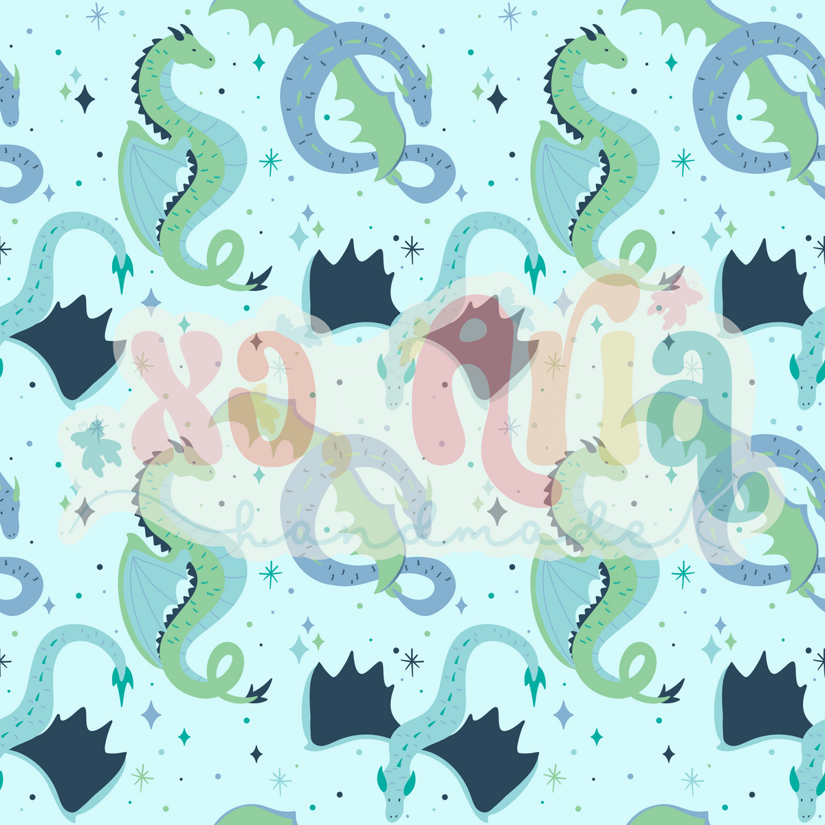 Blue Green Dragons