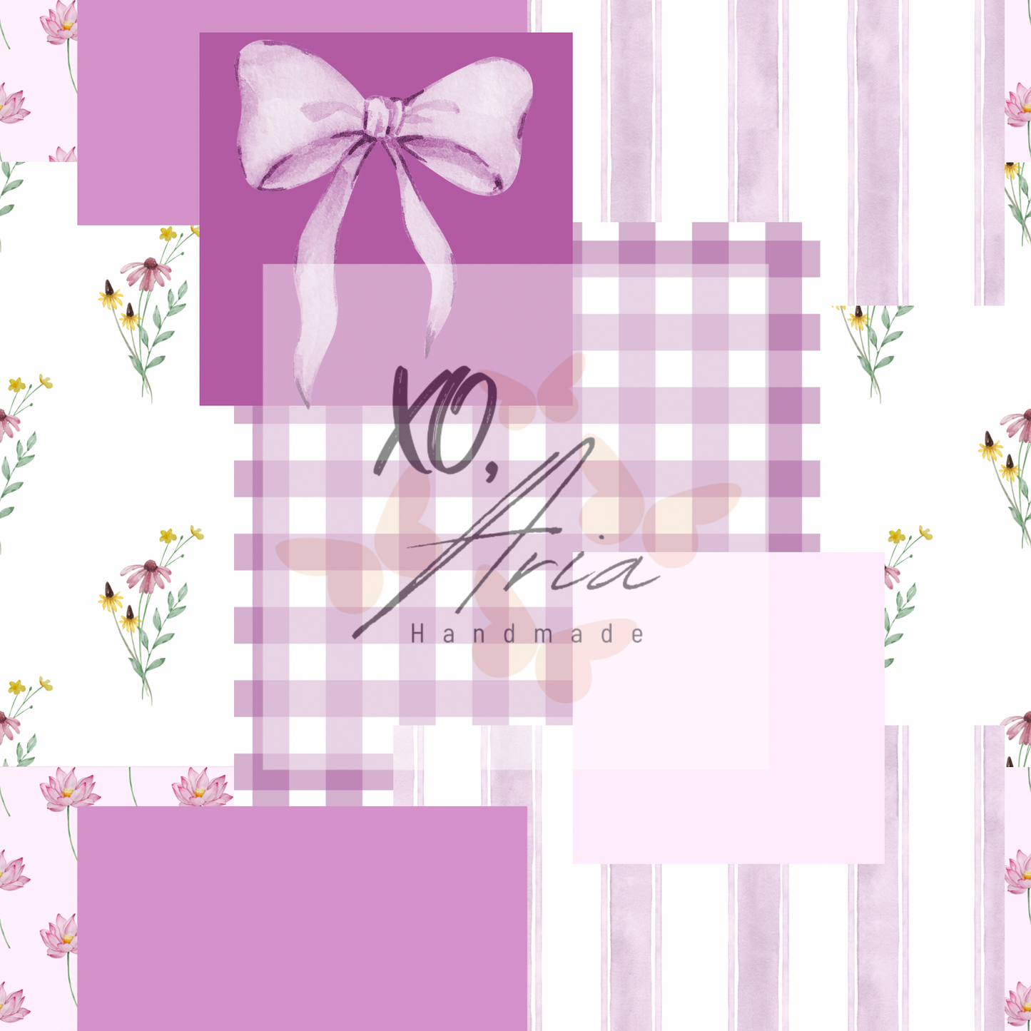 Purple Floral Patchwork