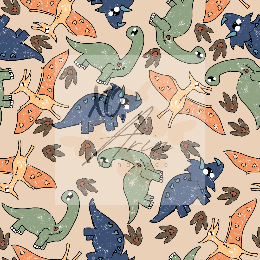 Dinos on Brown