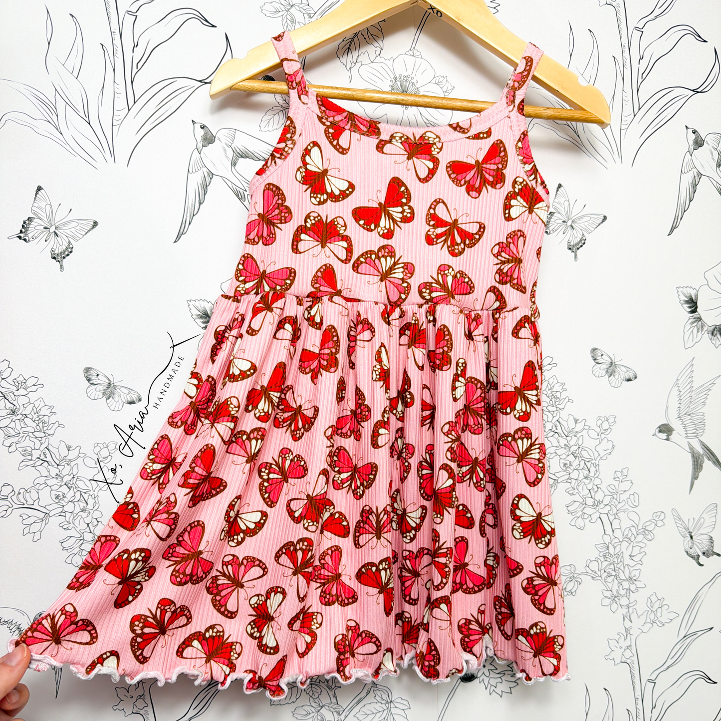 4T RTS - Butterfly Cami Dress