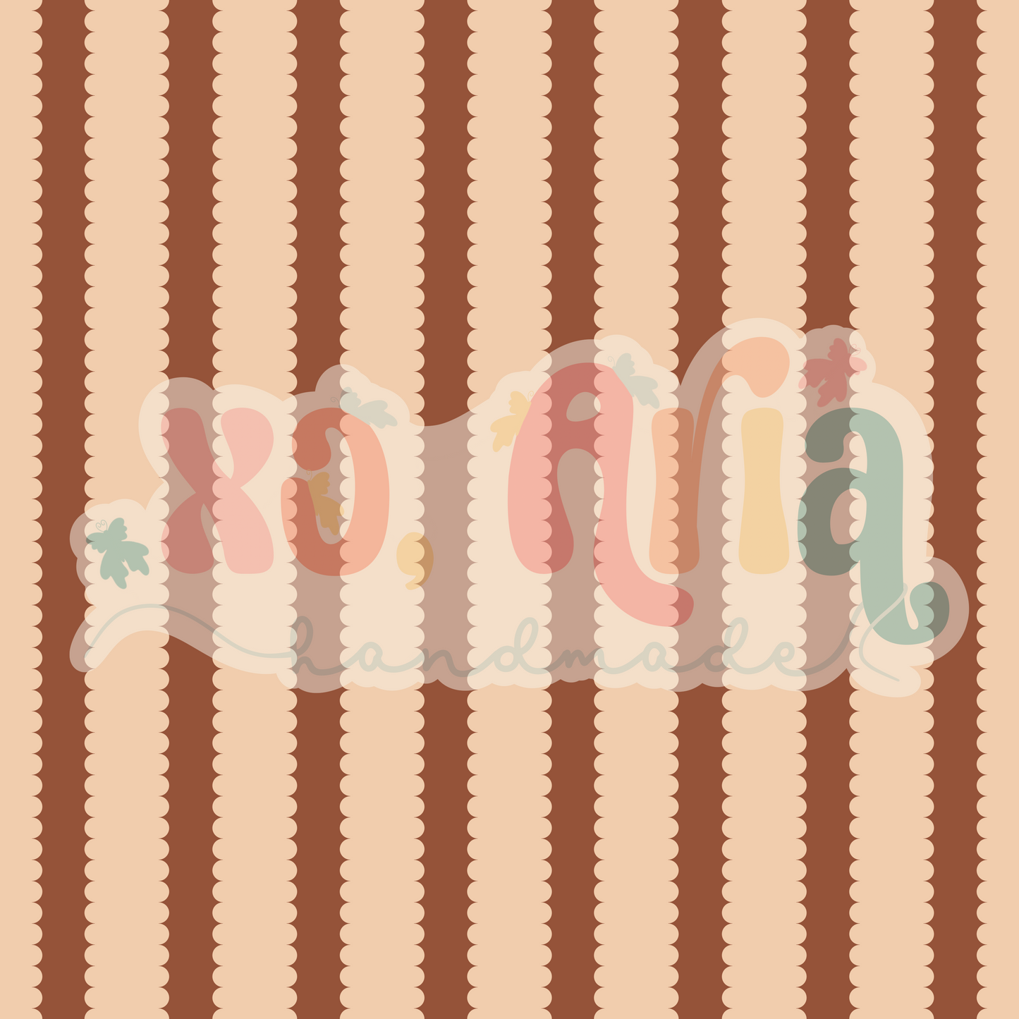 Scalloped Stripes Cream