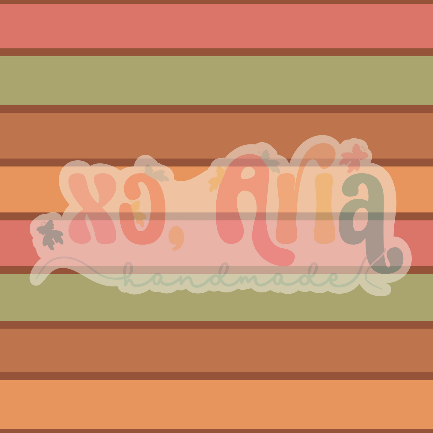 Retro Daisies Stripes