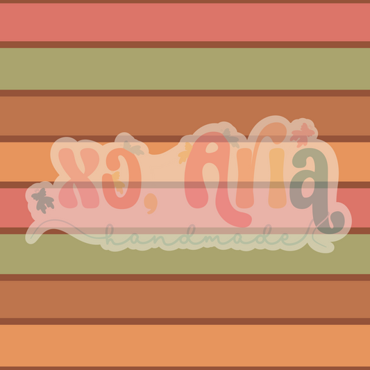 Retro Daisys Stripes