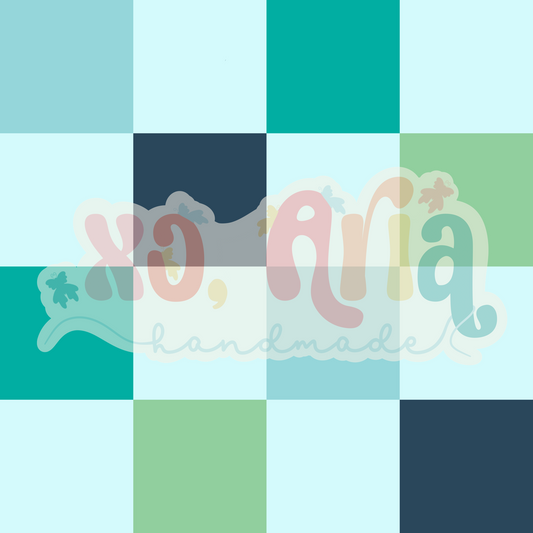 Blue Green Checkers