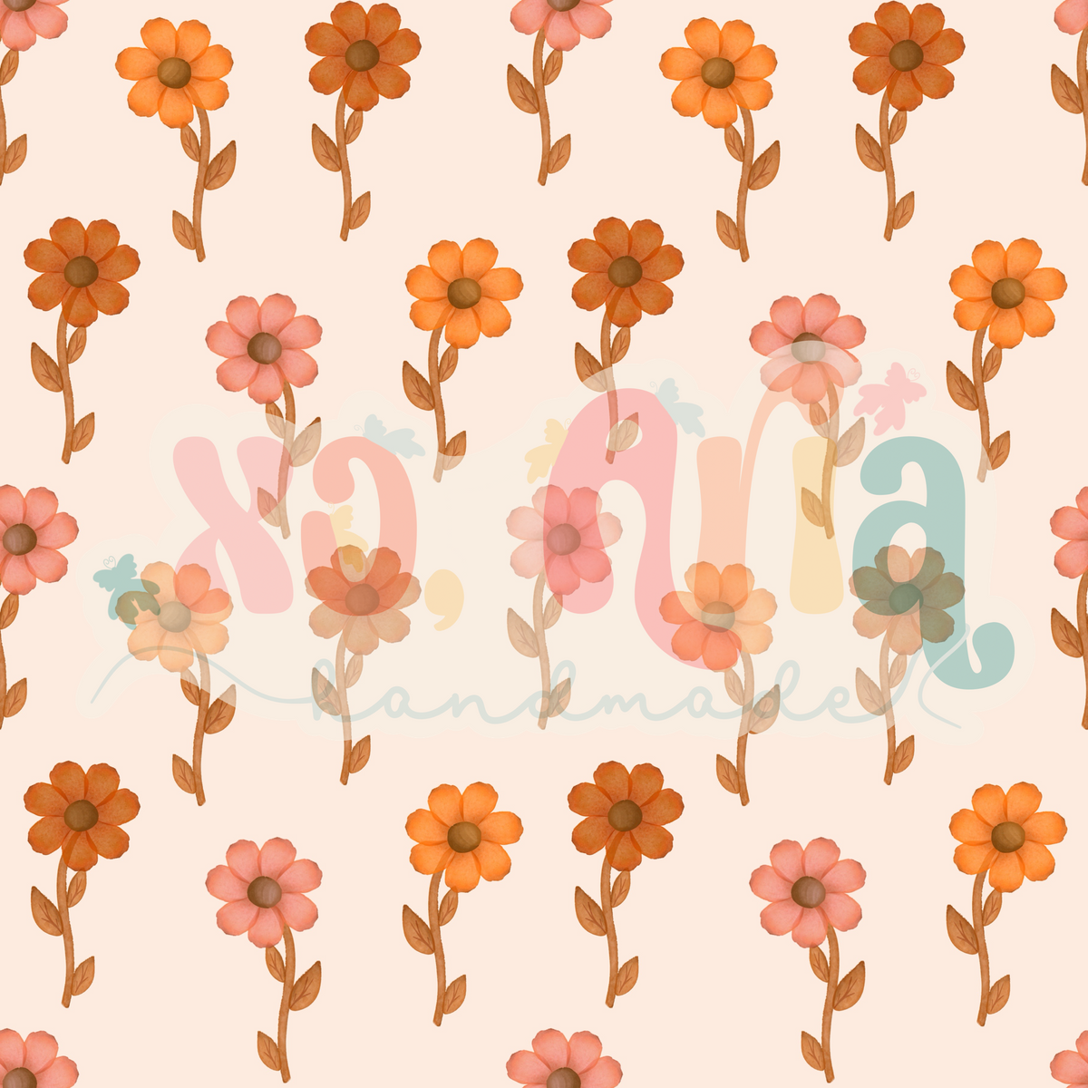Boho Watercolor Flowers