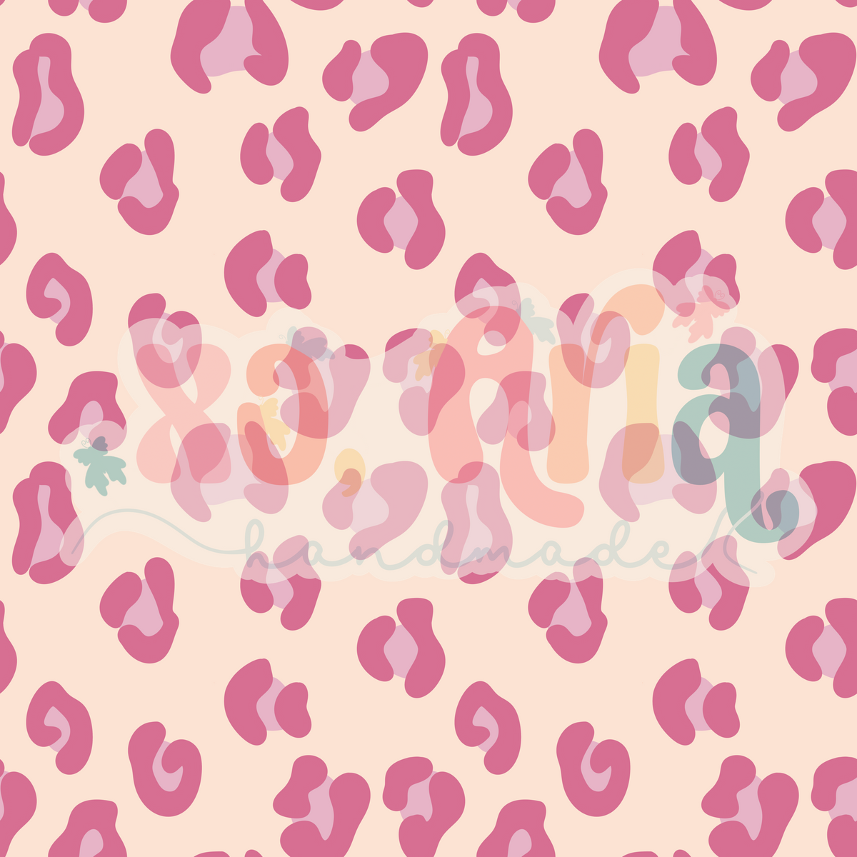 Pink Cheetah (Cream)