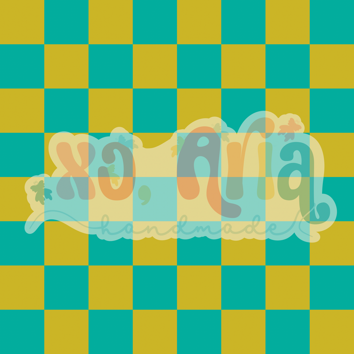 Blue Green Checkers