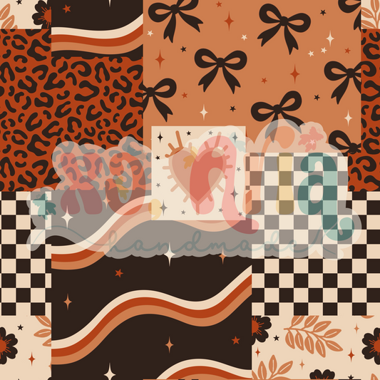 Neutral Heart Patchwork