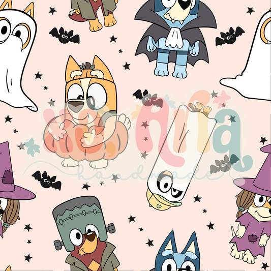 Spooky Blue Dog