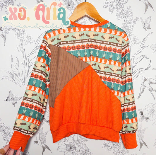 Winter Color Block Top