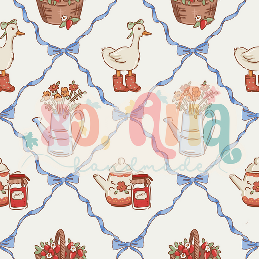 Vintage Cottagecore Goose
