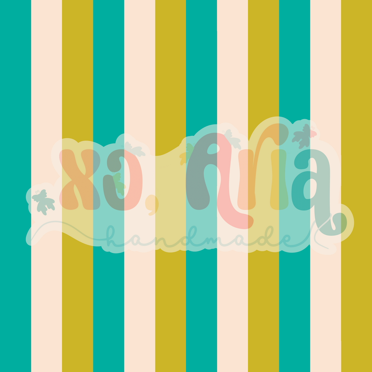 Blue Green Stripes