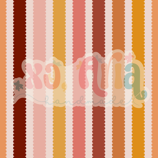 Scalloped Stripes