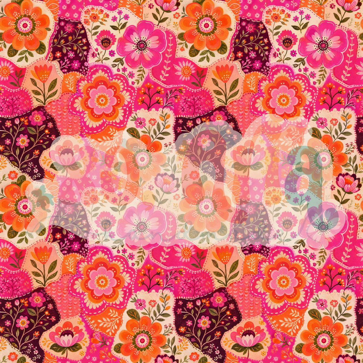 Boho Floral Patchwork