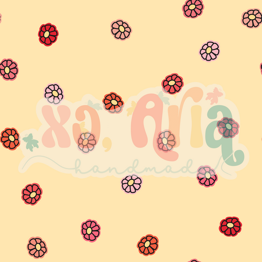 Multi Colored Flowers (Yellow)