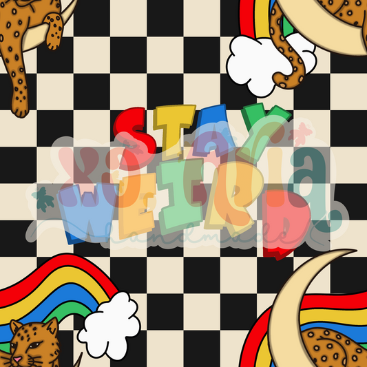 Stay Weird (Checkers)