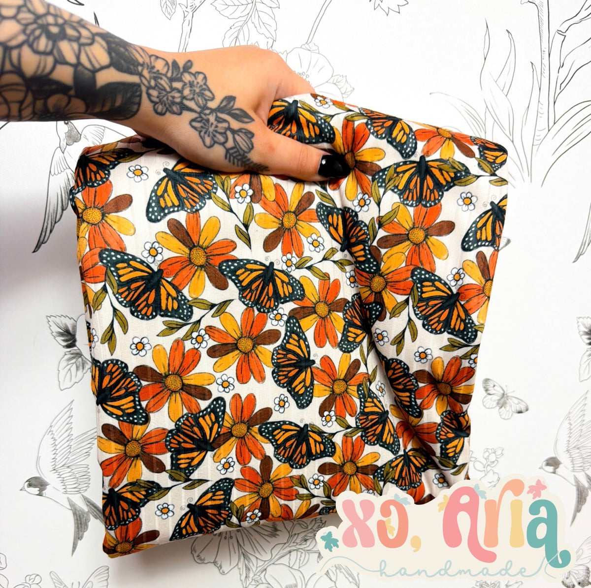 Fall Butterfly Floral