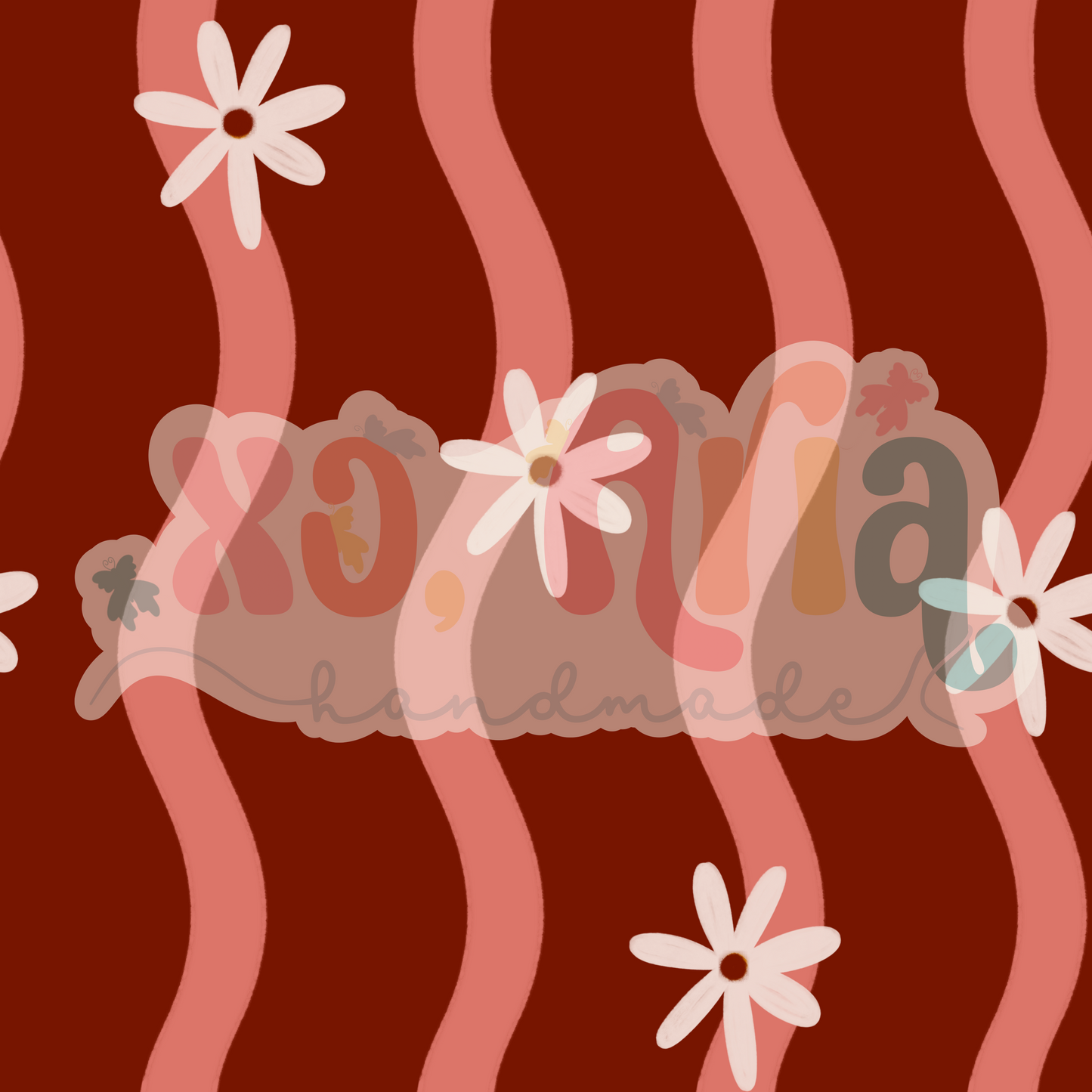 Wavy Daisy Red