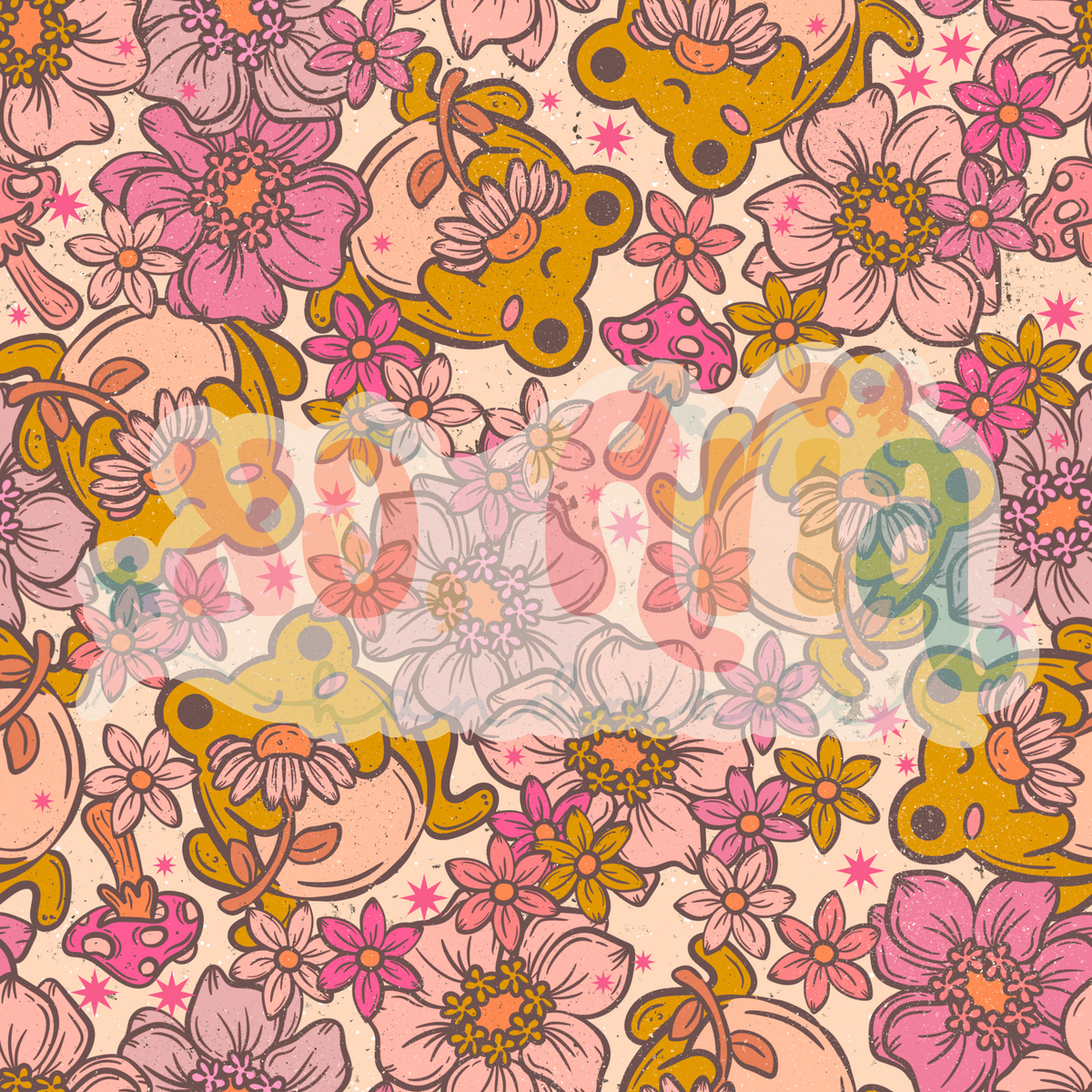 Floral Frogs