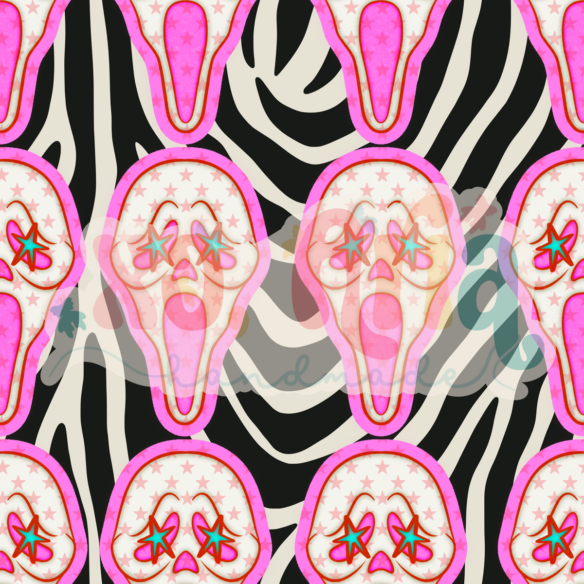 Pink Mask Zebra