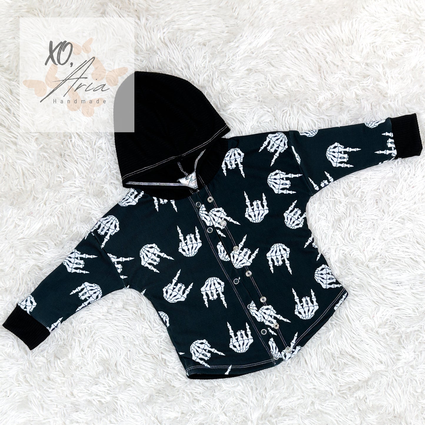 2T RTS - Skull Hands Shacket
