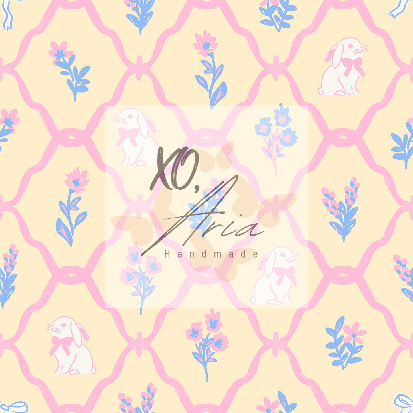 Coquette Floral Bunnies