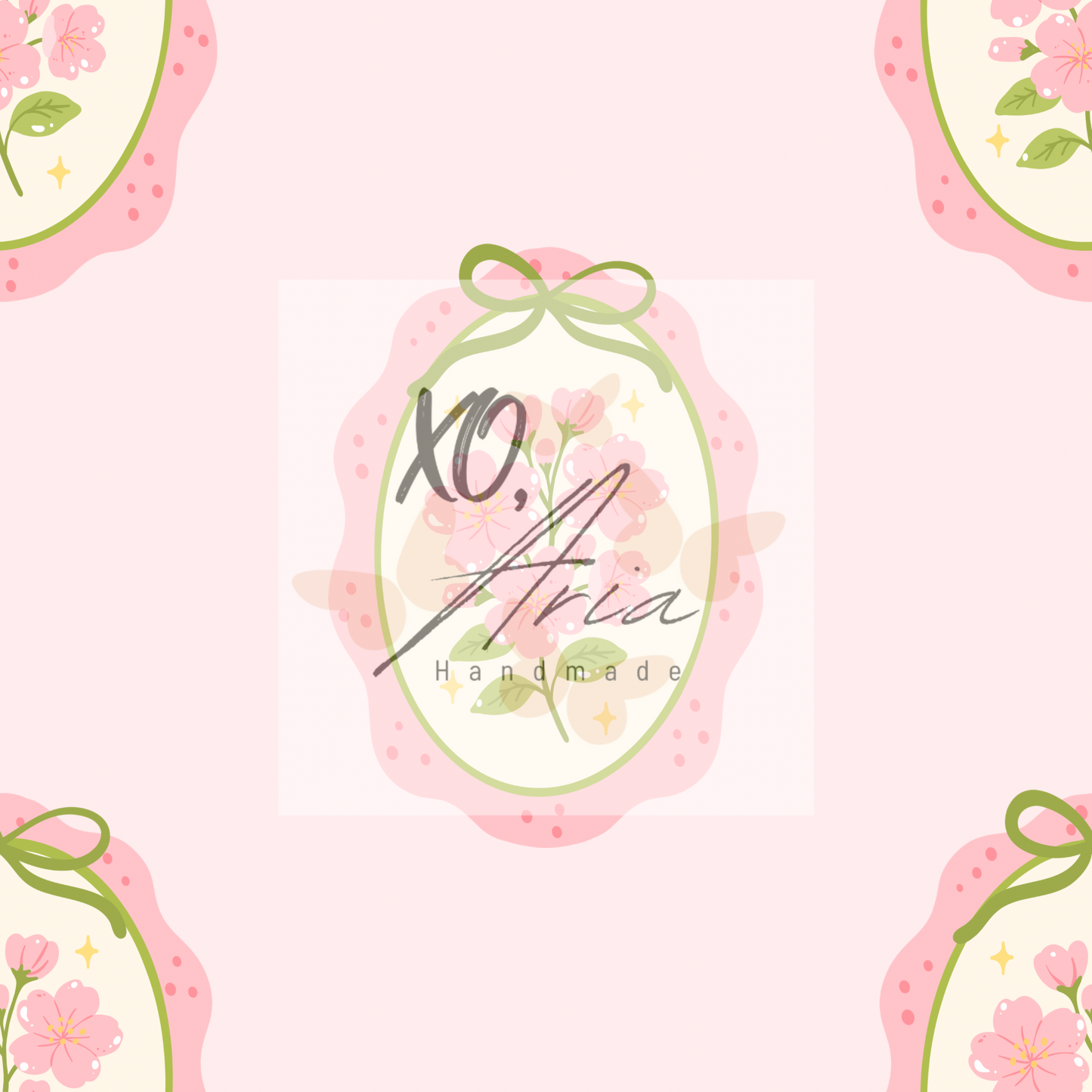 Pink Floral Frames