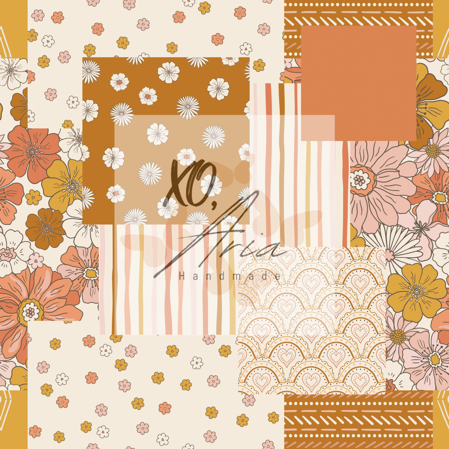 Boho Floral Patchwork