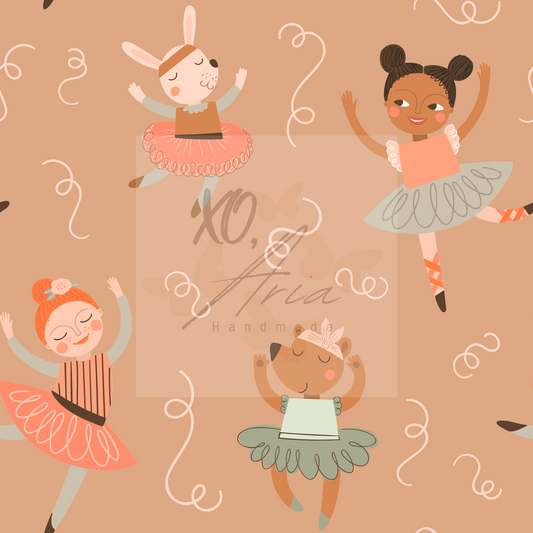 Ballerinas on Brown