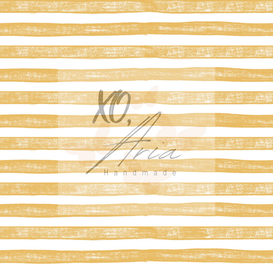 Yellow Sketchy Stripes