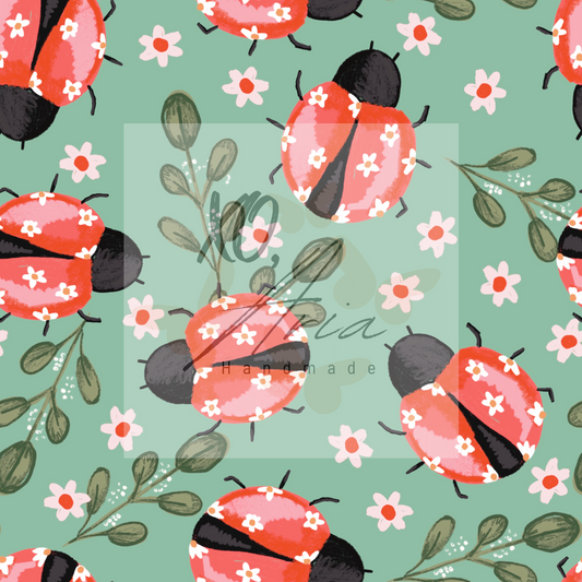 Floral Ladybugs