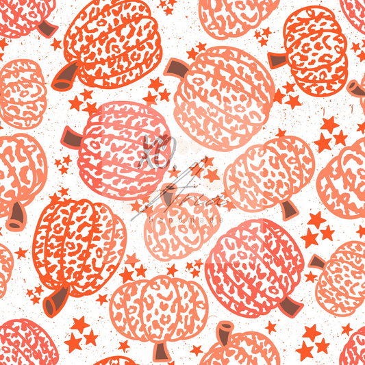 Orange Leopard Pumpkins