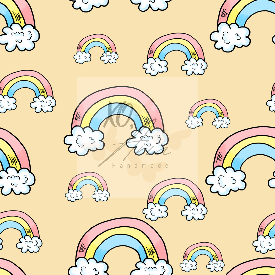 Rainbows on Yellow