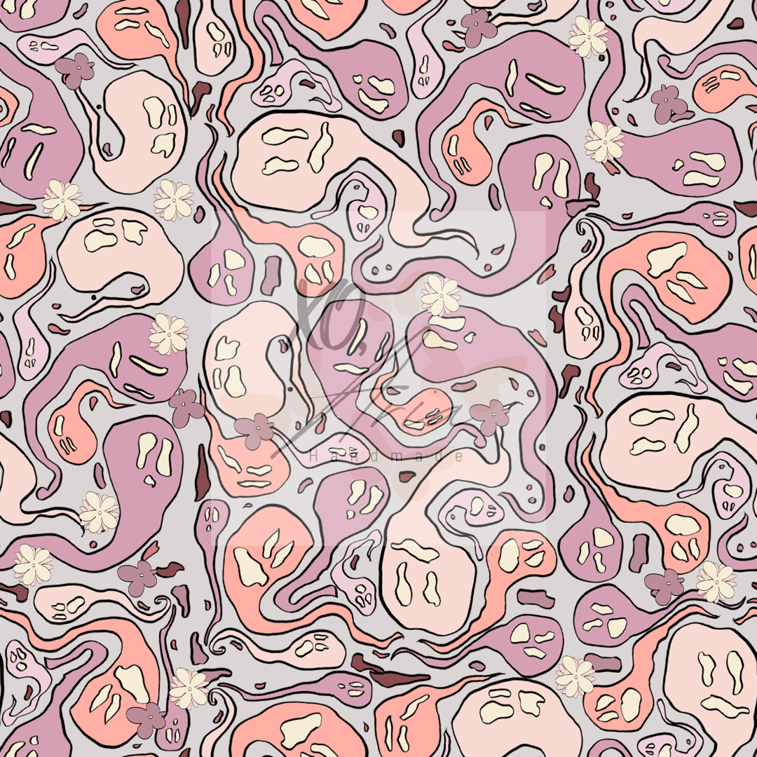Pink & Purple Ghosts