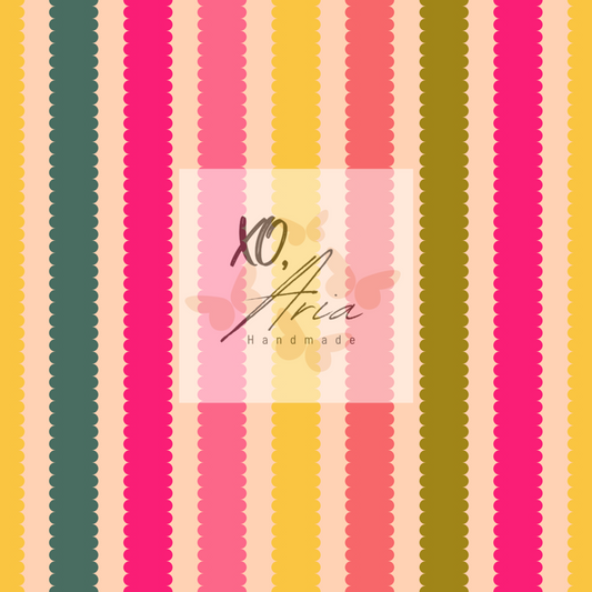 Scalloped Stripes