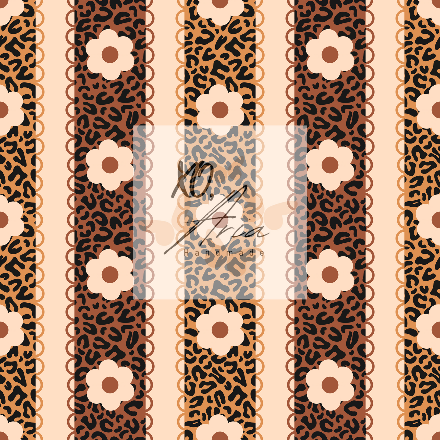 Leopard Daisy Stitch