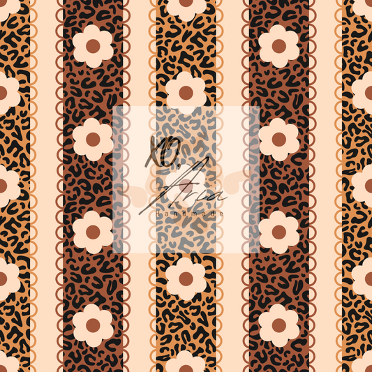Leopard Daisy Stitch