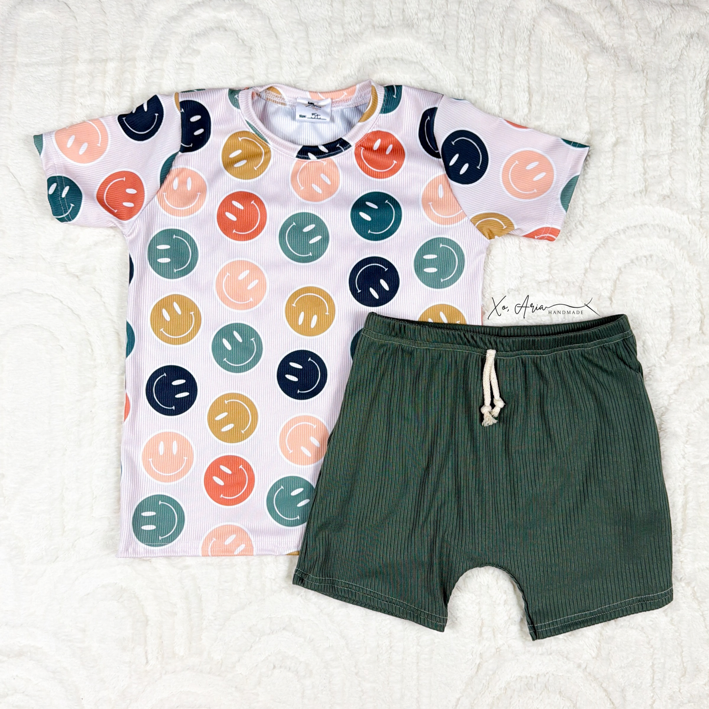 5T RTS - Happy Face Tee & Shorts