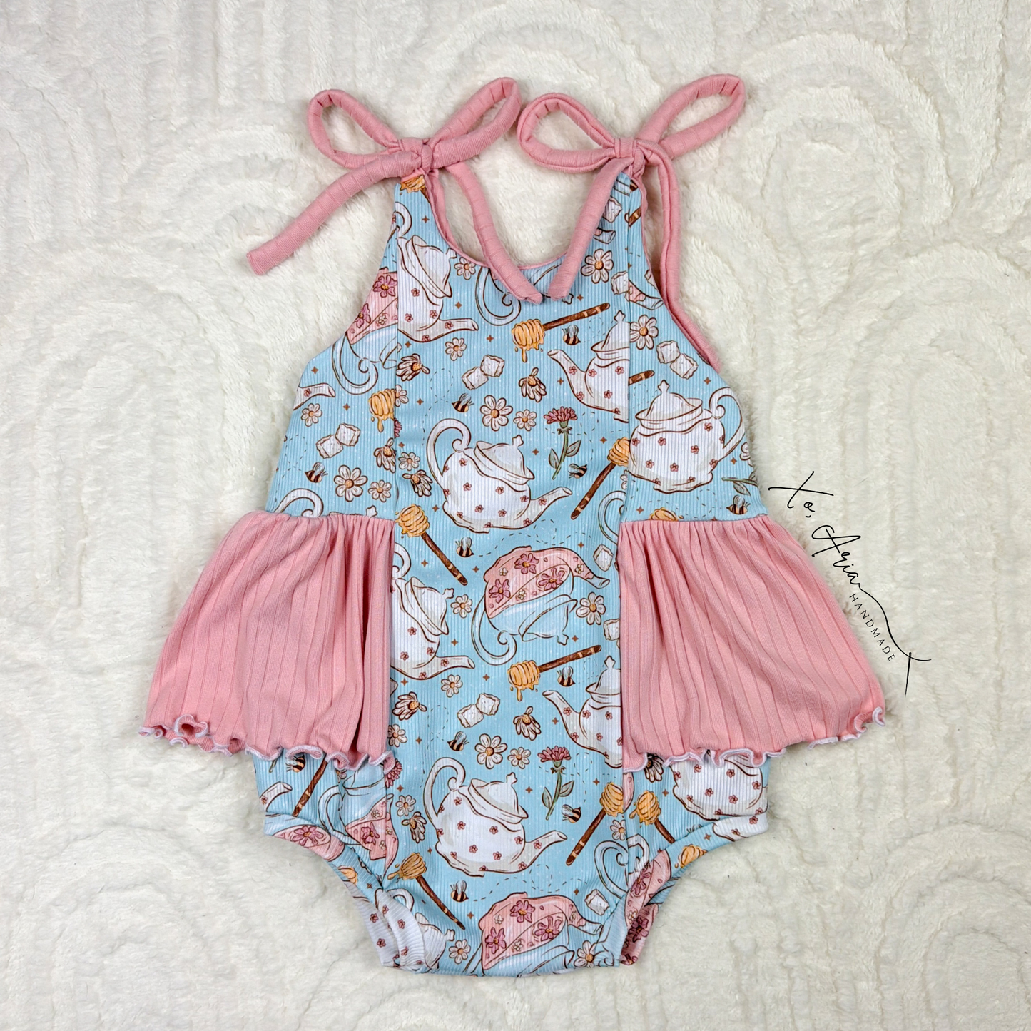 2T RTS - Blue & Pink Teapot Cameilla